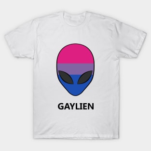 Gaylien Bisexuality LGBT Pride Alien T-Shirt